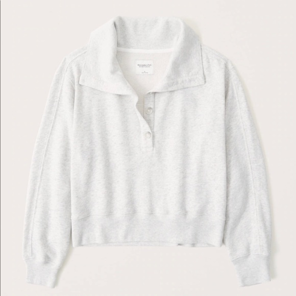 Abercrombie & Fitch Tops - Abercrombie Henley super soft sweatshirt